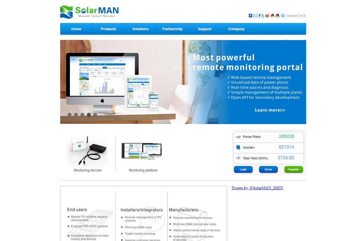 découvrez solarman, votre solution innovante pour une gestion efficace de l'énergie solaire. optimisez la production d'énergie de vos panneaux solaires avec notre technologie avancée et contribuez à un avenir durable tout en réduisant vos factures d'électricité.