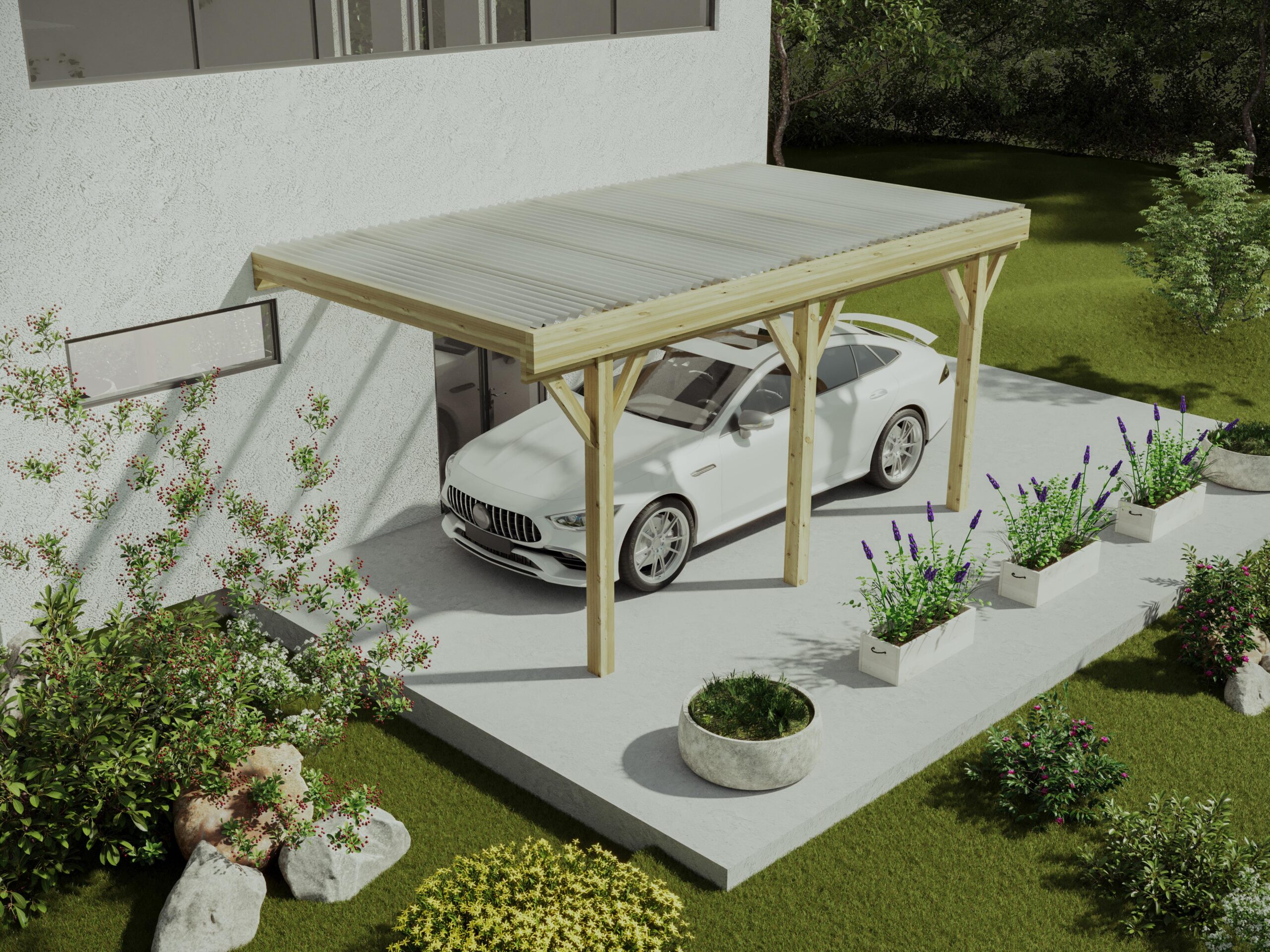 découvrez notre carport pour une voiture, alliant design moderne et protection optimale. idéal pour abriter votre véhicule des intempéries, il est fabriqué avec des matériaux de qualité pour garantir durabilité et esthétisme.