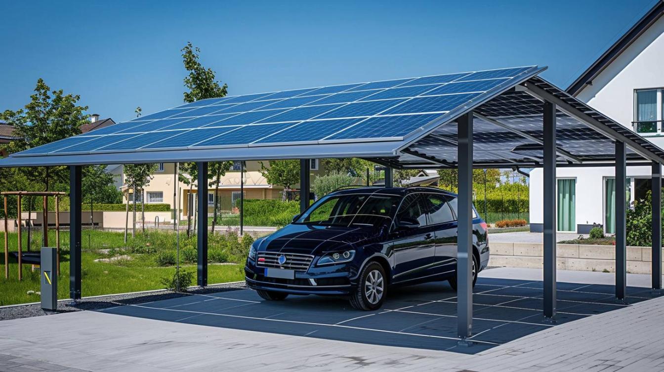découvrez notre carport solaire, une solution innovante et écologique pour protéger votre véhicule tout en produisant de l'énergie renouvelable. conçu pour allier design moderne et efficacité énergétique, ce carport est idéal pour optimiser l'utilisation de l'espace extérieur tout en contribuant à la transition énergétique.
