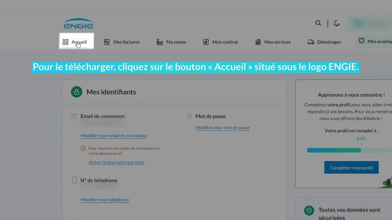 découvrez l'espace client engie, votre portail personnalisé pour gérer vos contrats, suivre votre consommation d'énergie et accéder à des services exclusifs. simplifiez vos démarches administratives et restez informé sur vos factures avec engie.