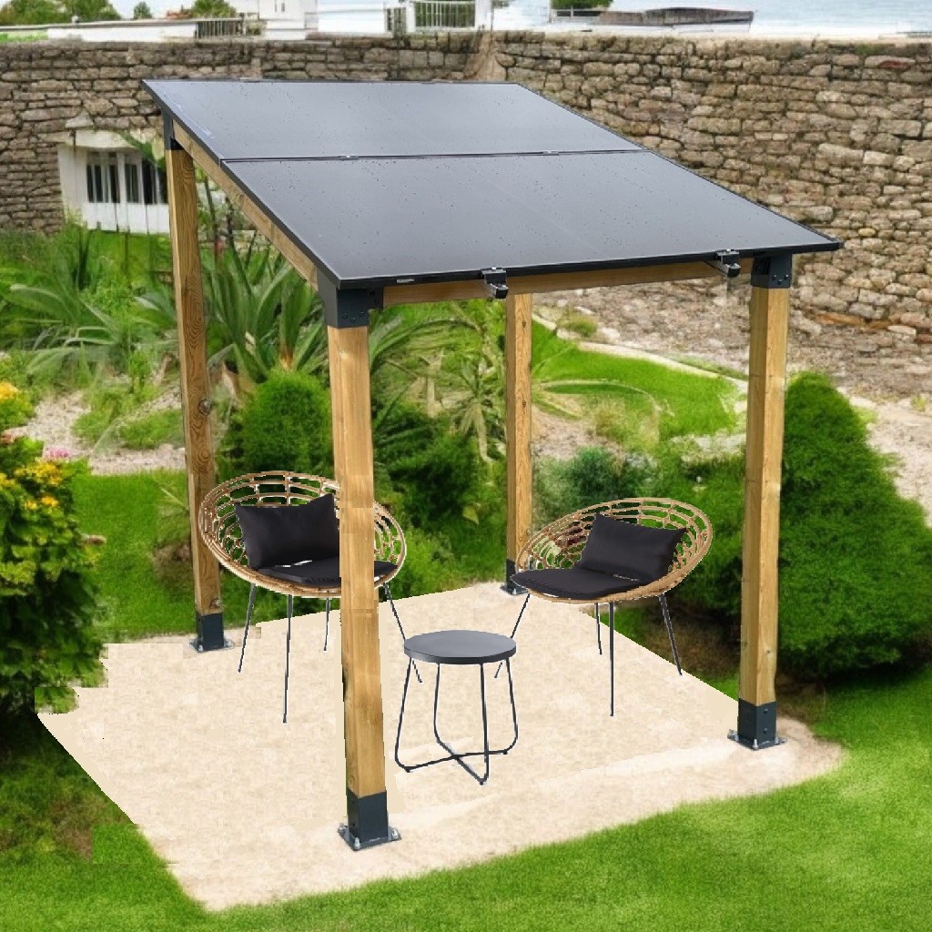 découvrez notre pergola solaire, l'alliance parfaite entre esthétisme et innovation. profitez d'une ombre agréable tout en utilisant l'énergie solaire pour éclairer votre espace extérieur. idéale pour créer un coin détente dans votre jardin, la pergola solaire apporte confort et modernité à votre habitat.