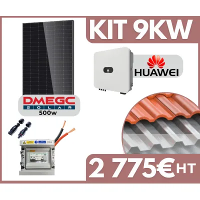 découvrez notre kit solaire de 9 kw, une solution énergétique durable et économique pour votre maison. profitez d'une production d'électricité optimale grâce à des panneaux solaires de haute performance, tout en contribuant à la protection de l'environnement. idéal pour réduire vos factures d'énergie et augmenter votre autonomie énergétique.